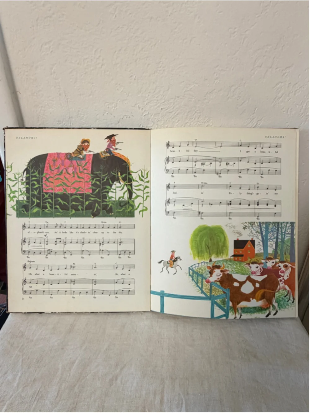1961 Songs We Sing Rodgers Hammerstein Big Golden Book Vintage Sheet Music